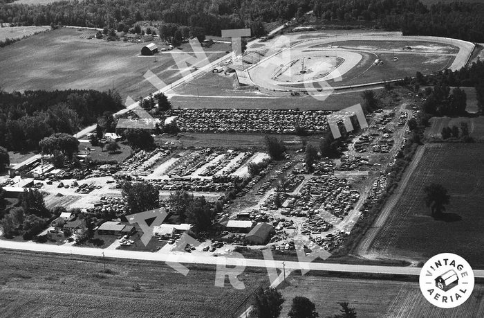 aerial photo Tri-City Motor Speedway, Auburn